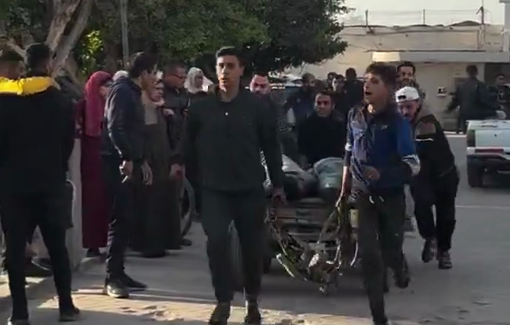 Thumbnail preview image for the video titled: Israeli drone fire killed 4 Palestinians in Zaytoun neighborhood