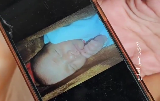 Thumbnail preview image for the video titled: 35-day-old baby, Yusuf Ahmed Anwar Kloub, has died due to harsh weather condition