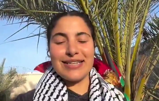 Thumbnail preview image for the video titled: Bisan warns the genocide won't stop, just slow down, with less media coverage