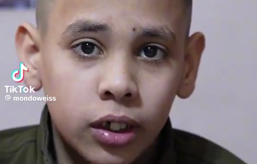 Thumbnail preview image for the video titled: Saif al-Din Darwish, 14, released in December 2023, about Ofer prison live conditions