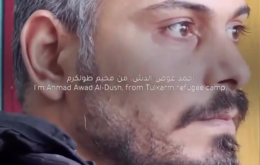 Thumbnail preview image for the video titled: Quadriplegist forced to flee without his electric wheelchair in Tulkarm