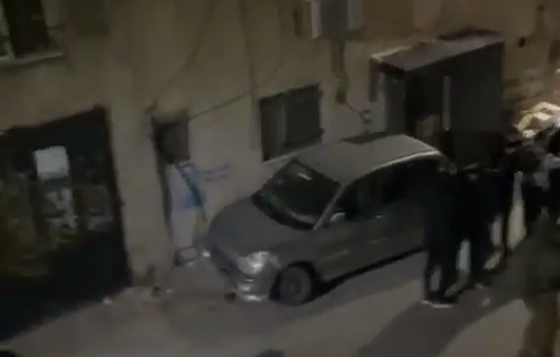 Thumbnail preview image for the video titled: Israeli army on the usual nightly missions of terror, torture, humiliation and abduction in Beit Rima