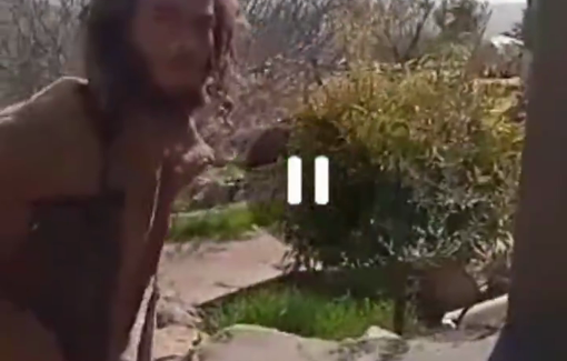 Thumbnail preview image for the video titled: Terrorist settler gangs storming Palestinian homes in Khallet Al Dabaa (Masafer Yatta)