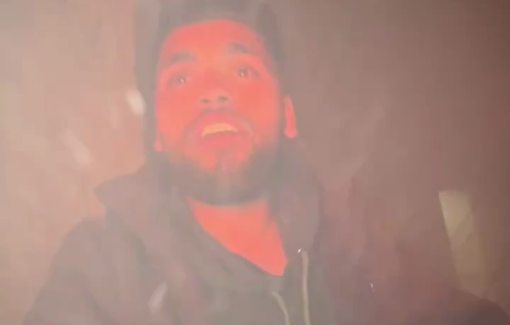 Thumbnail preview image for the video titled: Fire and casualties following Israeli direct airstrike on Nasser hospital