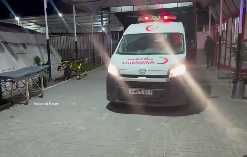 Thumbnail preview image for the video titled: Woman and child killed in israeli airstrike on a house in Khan Younis