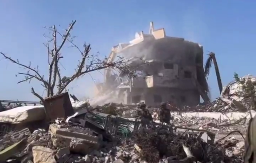 Thumbnail preview image for the video titled: IDF returns to demolishing homes in Rafah with genocidal statements