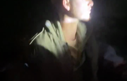 Thumbnail preview image for the video titled: At 03.30 A.M. one of the settlers, armed with an M16 assault rifle, invaded again al-Farsiya