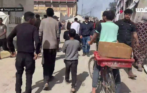 Thumbnail preview image for the video titled: Family killed by Israeli strike in their displacement tent