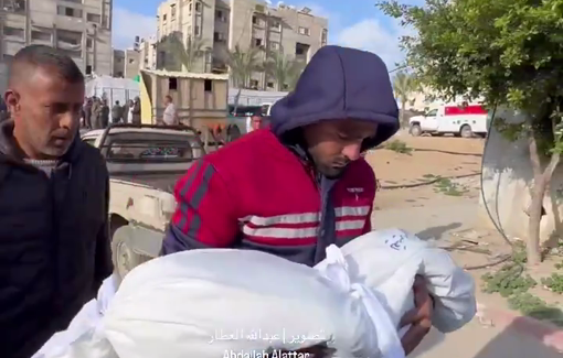 Thumbnail preview image for the video titled: Funerals follow Eid prayers in Khan Younis