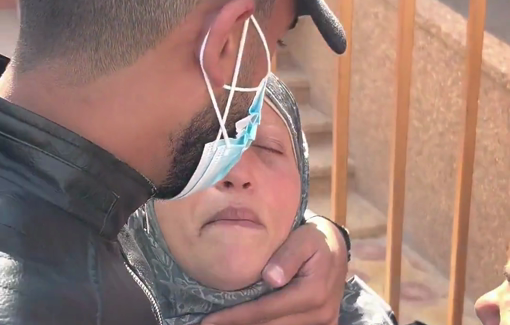 Thumbnail preview image for the video titled: Mother mourns her paramedic son murdered by Israel along with 14 coleagues