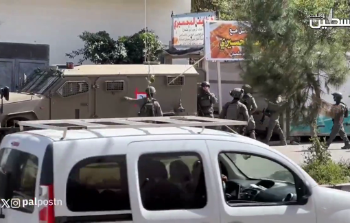 Thumbnail preview image for the video titled: Israeli forces continue storming the Dheisheh refugee camp in Bethlehem