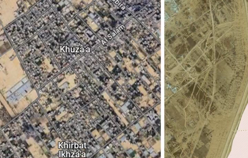 Thumbnail preview image for the video titled: Systematic destruction and land seizure during the creation of the new Gaza buffer zone, completed by the IDF last December