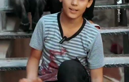 Thumbnail preview image for the video titled: Israeli soldiers used this little girl as a human shield in Nur Shams