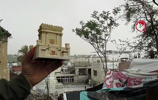 Thumbnail preview image for the video titled: Canadian Jew incites to demolish "the ugly mosque" of Al-Aqsa for the temple