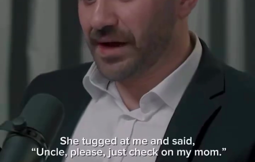 Thumbnail preview image for the video titled: Testimony of Dr Khaled Abu Samra about his past experience in besieged Al-Shifa Hospital