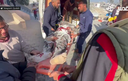 Thumbnail preview image for the video titled: Young man killed by Israeli strike in Beit Lahia