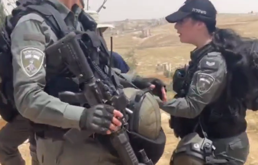 Thumbnail preview image for the video titled: Israeli administration officially destroyed the water citerns of Jawaya Palestinian residents