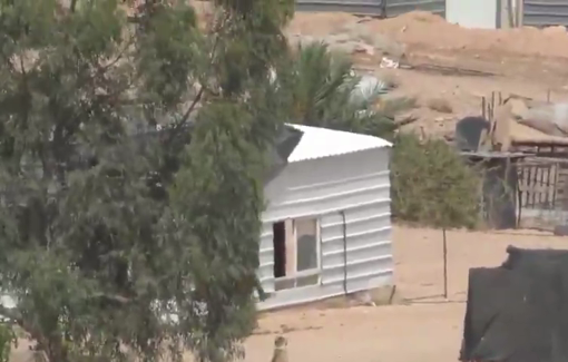 Thumbnail preview image for the video titled: A settler on horseback provoked the residents of Mu'arrajat, south of the Jordan Valley