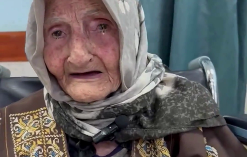 Thumbnail preview image for the video titled: Grandma older than Israel beaten by the IDF for refusing to leave her home in Rafah