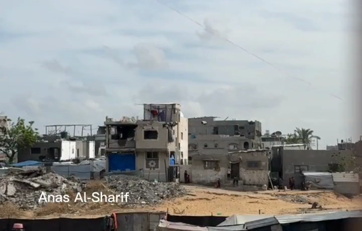 Thumbnail preview image for the video titled: Israeli artillery shelling in Beit Lahia