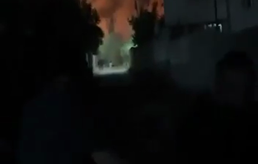 Thumbnail preview image for the video titled: Israeli settlers launched a violent pogrom on Burqin setting on fire houses and vehicles