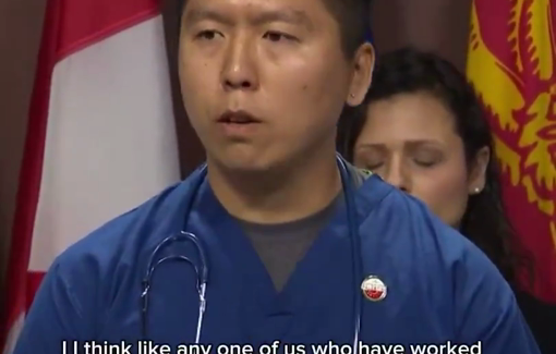 Thumbnail preview image for the video titled: Testimony of Dr. Yipeng Ge: "As doctors, we can’t stop a genocide. We provided a diagnosis - genocide"