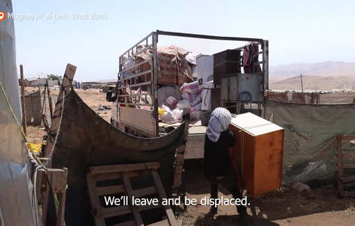 Thumbnail preview image for the video titled: Testimony of a former resident of Mughayyir al-Deir : “They beat our children and forced us to leave.”