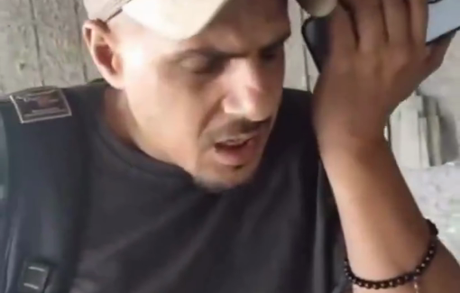 Thumbnail preview image for the video titled: IDF calls a man informing him of the imminent bombing of his home and family