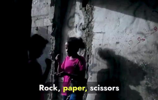 Thumbnail preview image for the video titled: 12 y/o Manal "The war took my dreams and it took my leg,"