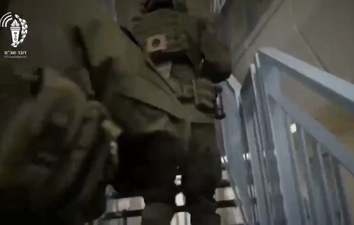 Thumbnail preview image for the video titled: Under Ben-Gvir’s orders, Metzada raided cells after prisoners cheered rocket fire.