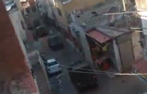 Thumbnail preview image for the video titled: Israeli forces raided the Askar al-Jadeed refugee camp, storming civilian homes and harassing Palestinians