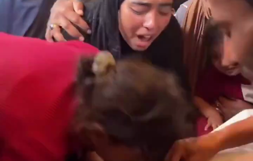 Thumbnail preview image for the video titled: Al-Daghma family mourns father Khaled killed while taking aid seekers to a Rafah GHF site