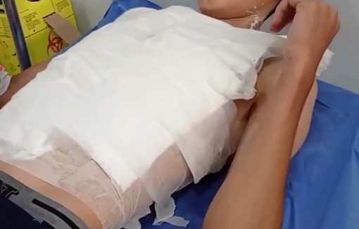 Thumbnail preview image for the video titled: Teen described how he got injured by soldiers in the Netzarim GHF site