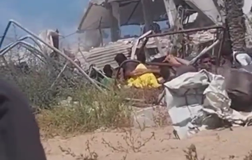 Thumbnail preview image for the video titled: 30 days on, Israel keeps shooting at aid seekers at the Netzarim GHF site