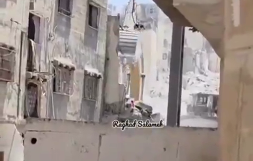 Thumbnail preview image for the video titled: The destruction of dozen of Palestinian homes continues in Tulkarm R.C.