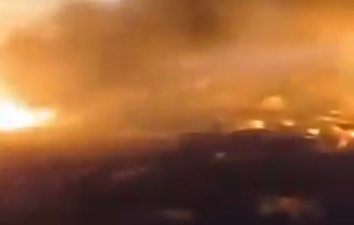 Thumbnail preview image for the video titled: In Taybeh, Homes, cars, crops, and land belonging to Palestinian Christians are being burned by Israeli settlers