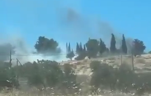 Thumbnail preview image for the video titled: In Taybeh : the settlers burned houses and crops in an attempt to force the Christians out