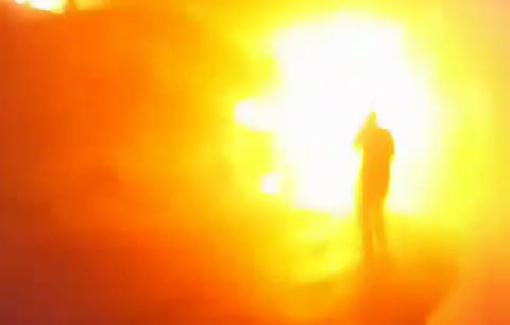 Thumbnail preview image for the video titled: Israeli settlers raided the village of Burqa, east of Ramallah, and set fire to Palestinian properties