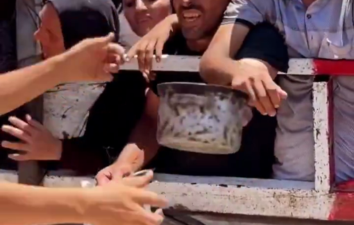 Thumbnail preview image for the video titled: Everybody are starving in Gaza