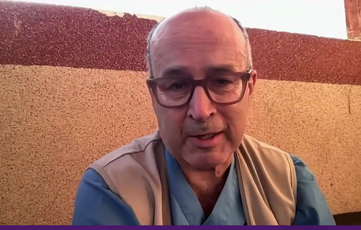 Thumbnail preview image for the video titled: Injury patterns from GHF sites show clear intent to maim. Dr. Nick Maynard's testimony