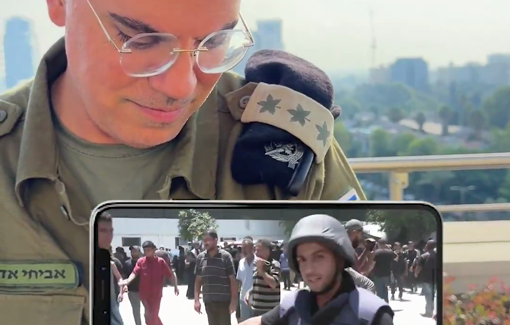 Thumbnail preview image for the video titled: IDF arabic spox doubles down on starvation being Pallywood