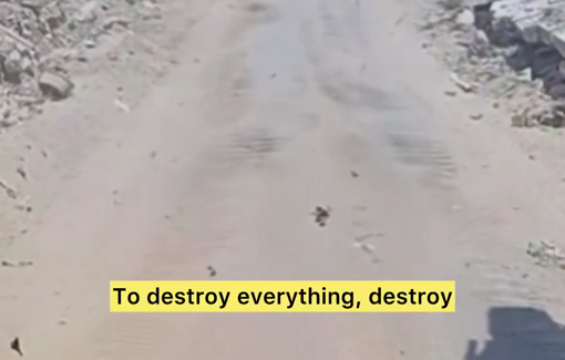 Thumbnail preview image for the video titled: "Destroy everything. Destroy. There are no houses in Gaza."