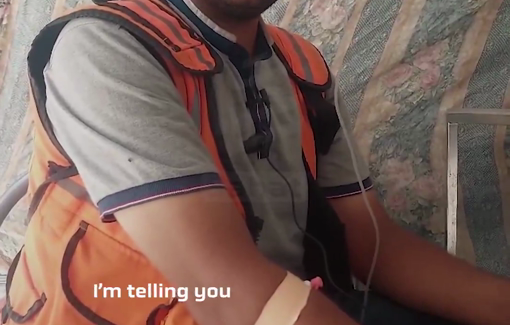 Thumbnail preview image for the video titled: Civil Defense spox on hunger strike: “If I live, I will live free. If I die, I will die free”