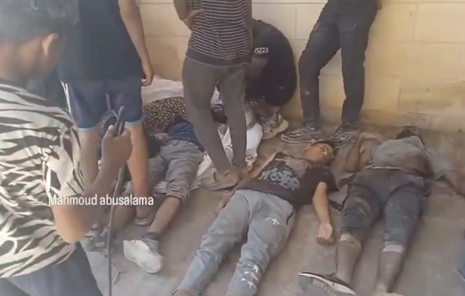 Thumbnail preview image for the video titled: Mother bitterly grieves her son killed while seeking aid in northern Gaza