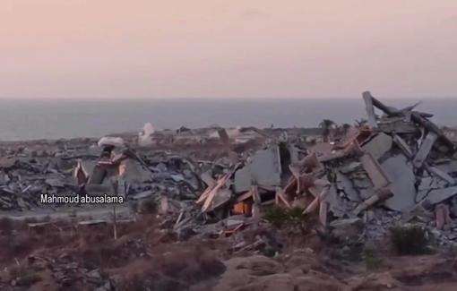 Thumbnail preview image for the video titled: Israeli tanks repeatedly shell and shoot at aid seekers