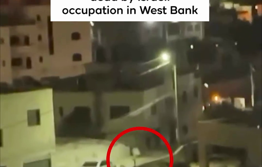 Thumbnail preview image for the video titled: The Israeli soldiers shot and killed 18-year-old Palestinian Hamdan Mousa Abu Aliya in the town of Al Mughayyir