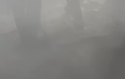 Thumbnail preview image for the video titled: Dust and ruins inside Nasser hospital after Israeli direct shelling