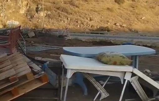 Thumbnail preview image for the video titled: Israeli army demolished homes and structures in Ein al-Hilweh forcing families to displacement