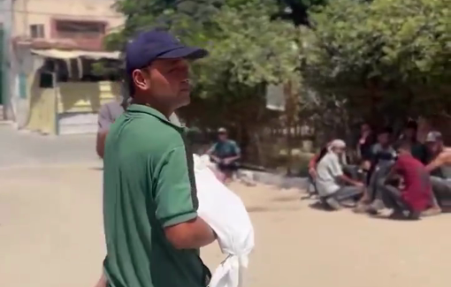 Thumbnail preview image for the video titled: 6 months old Habiba Khalil Al-Halabi killed by Israel's blockade of essential nutrients and medicine