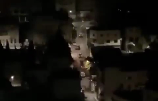 Thumbnail preview image for the video titled: Israel raided Nalus, forcing residents to leave their homes near the Qasaba Diwan